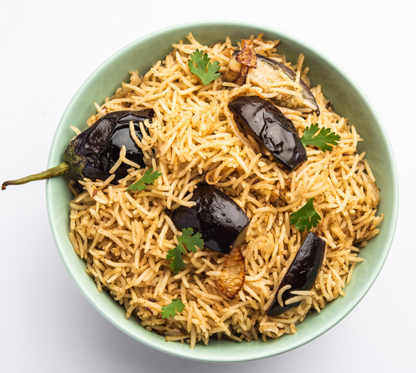 brinjal biryani